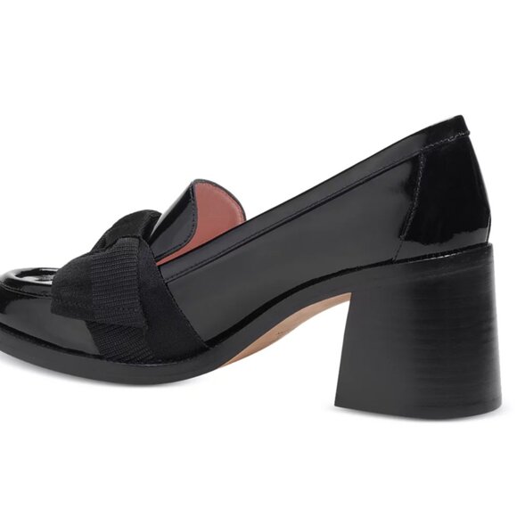 Kate Spade New York Women's Leandra Slip On Loafer High Heel Pumps Black - Picture 4 of 16
